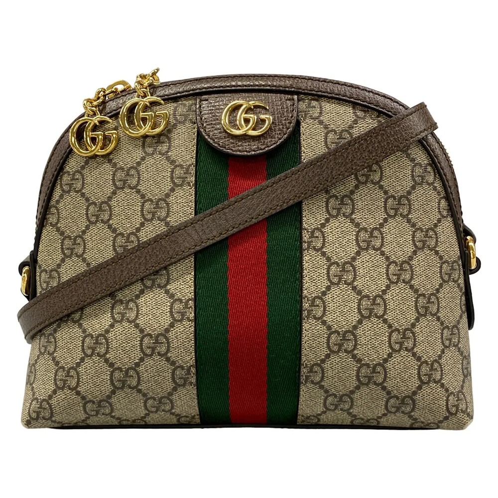 Gucci Ophidia Beige Dark Brown Pvc #372151G11B
